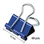 Staples Mini Binder Clips, 0.25" Capacity, Assorted Colors, 60 Clips/Pack (ST15347/15347)~#|#~s1215136_sc7