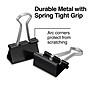 Staples Assorted Binder Clips, 1" Capacity, Black, 60 Clips/Pack (ST15339-CC)~#|#~s1215137_sc7