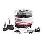 Staples Assorted Binder Clips, 1" Capacity, Black, 60 Clips/Pack (ST15339-CC)~#|#~s1215140_sc7
