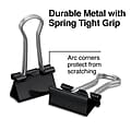 Staples 0.75" Binder Clips, Small, Black, 40/Pack (10667-CC)