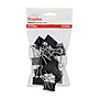 Staples Medium Binder Clips, Black, 15 Clips/Pack (20909)~#|#~s1215157_sc7