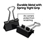 Staples Medium Binder Clips, 0.63" Capacity, Black, 24 Clips/Pack (ST10668/10668)~#|#~s1215159_sc7