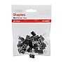 Staples Mini Binder Clips, Black, 40 Clips/Pack (20897)~#|#~s1215161_sc7