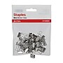 Staples Mini Binder Clips, Silver, 40 Clips/Pack (20905)~#|#~s1215163_sc7