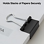 Staples Micro Binder Clips, 0.13" Capacity, Black, 100 Clips/Pack (ST15340/15340)~#|#~s1215182_sc7