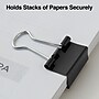 Staples Mini Binder Clips, 0.25" Capacity, Black, 144 Clips/Pack (ST15338/15338)~#|#~s1215195_sc7
