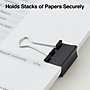 Staples Medium Binder Clips, 0.63" Capacity, Black, 24 Clips/Pack (ST10668/10668)~#|#~s1215200_sc7