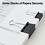 Staples Assorted Binder Clips, 1" Capacity, Black, 60 Clips/Pack (ST15339-CC)~#|#~s1215201_sc7