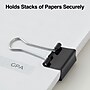 Staples Small Binder Clips, 0.38" Capacity, Black, 40 Clips/Pack (ST10667/10667)~#|#~s1215202_sc7