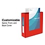 Staples Heavy Duty 5" 3-Ring View Binder, D-Ring, Red (ST56300-CC)~#|#~s1215244_sc7