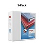 Staples Heavy Duty 5" 3-Ring View Binder, D-Ring, White (ST56267-CC)~#|#~s1215267_sc7