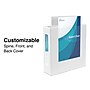 Staples Heavy Duty 3" 3-Ring View Binders, D-Ring, White, 4/Pack (56265CT/24693CT)~#|#~s1215268_sc7