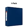 Staples Heavy Duty 3" 3-Ring Non-View Binder, D-Ring, Blue (ST56275-CC)~#|#~s1215277_sc7