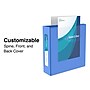 Staples Heavy Duty 3" 3-Ring View Binder, D-Ring, Periwinkle (ST56292-CC)~#|#~s1215280_sc7