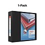 Staples Heavy Duty 4" 3-Ring View Binder, D-Ring, Black (ST56235-CC)~#|#~s1215291_sc7
