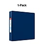 Staples Heavy Duty 2" 3-Ring Non-View Binder, D-Ring, Blue (ST56274-CC)~#|#~s1215301_sc7