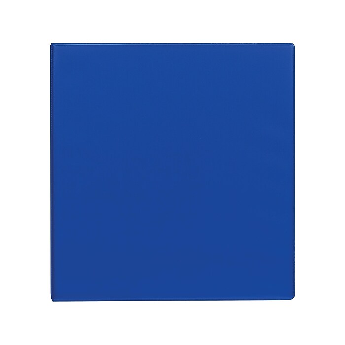 82705 Heavy Duty 1 1/2-Inch 3-Ring Non-View Binder Blue (24651