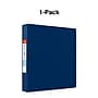 Staples Heavy Duty 1 1/2" 3-Ring Non-View Binder, D-Ring, Blue (ST56273-CC)~#|#~s1215321_sc7