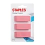 Staples Block Erasers, Pink, 3/Pack (10433-CC)~#|#~s1215435_sc7