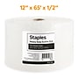Staples 1/2" Bubble Roll, 12" x 65', Clear (4069422)~#|#~s1215475_sc7