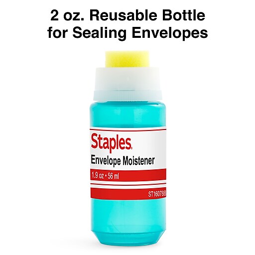 Clear Sparco Bottle Type Envelope Moisteners Leak Proof  SPR01483 