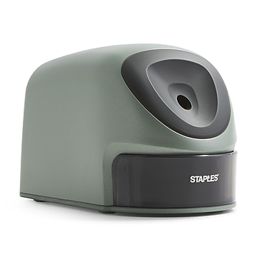 Staples® Electric Pencil Sharpener, Gray/Silver (34462)