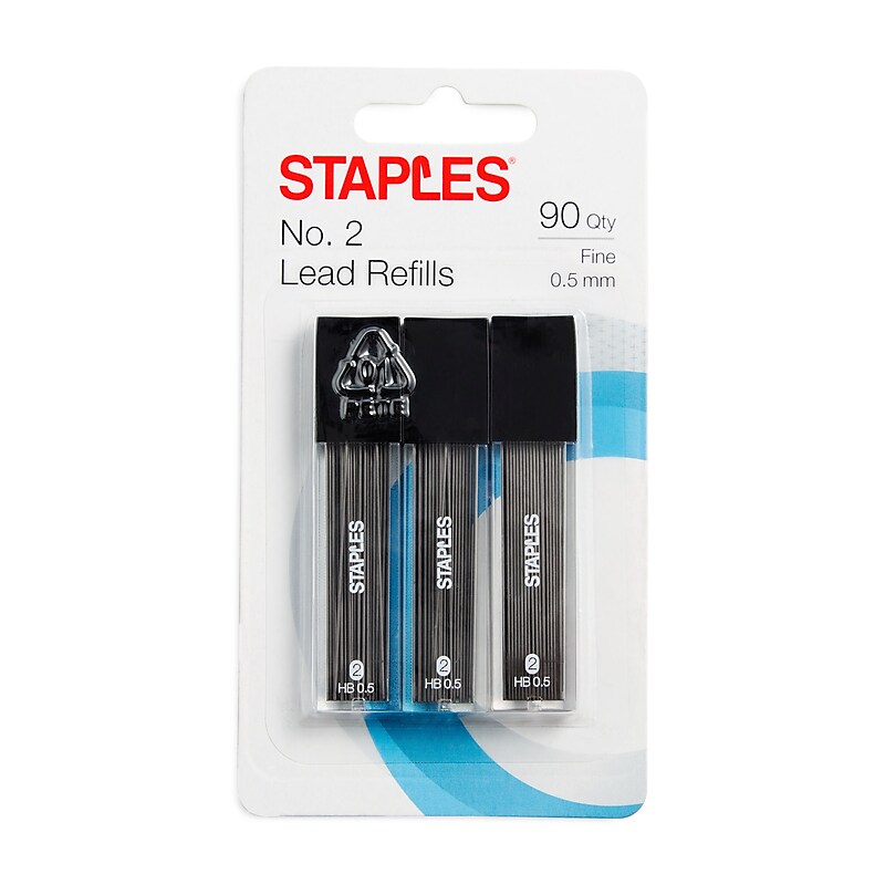 Staples® Lead Refill, 0.5mm, 30/Leads, 3/Pack (10405-CC) image 1