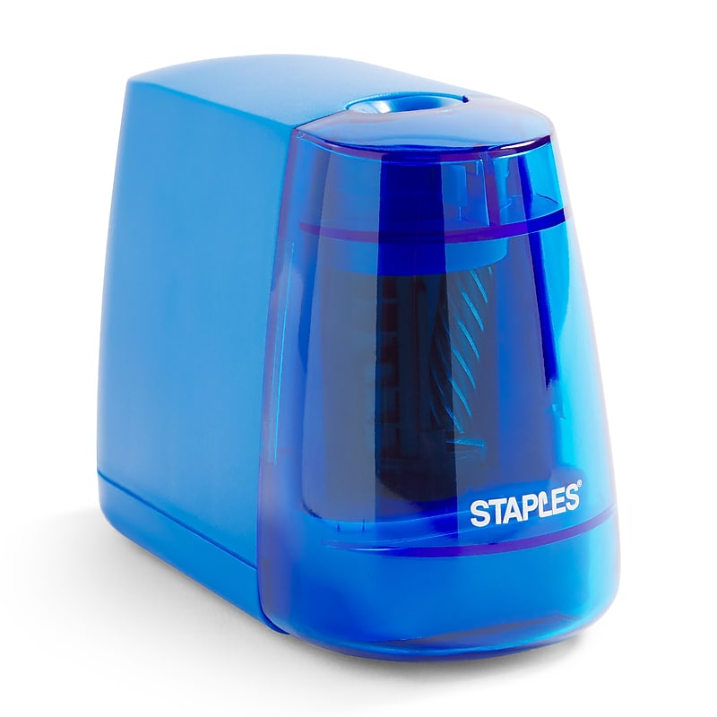 Staples® Battery Powered Pencil Sharpener, Assorted Colors (27661) image 1