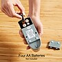 Staples® Slimline Battery Powered Pencil Sharpener, Silver/Black (17813)~#|#~s1215536_sc7