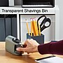 Staples® Slimline Battery Powered Pencil Sharpener, Silver/Black (17813)~#|#~s1215538_sc7