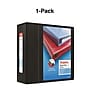 Staples Heavy Duty 5" 3-Ring View Binder, D-Ring, Black (ST56236-CC)~#|#~s1215554_sc7
