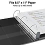 Staples Heavy Duty 2" 3-Ring View Binders, D-Ring, Black, 6/Pack (56233CT/24684CT)~#|#~s1215573_sc7