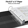 Staples Heavy Duty 3" 3-Ring View Binders, D-Ring, Black, 4/Pack (56234CT/24690CT)~#|#~s1215599_sc7