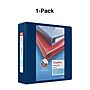 Staples Heavy Duty 3" 3-Ring View Binder, D-Ring, Blue (ST56271-CC)~#|#~s1215612_sc7