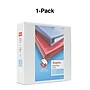 Staples Heavy Duty 3" 3-Ring View Binder, D-Ring, White (ST56265-CC)~#|#~s1215648_sc7