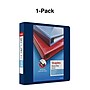 Staples Heavy Duty 1 1/2" 3-Ring View Binder, D-Ring, Blue (ST56269-CC)~#|#~s1215665_sc7