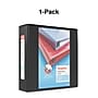 Staples Heavy Duty 3" 3-Ring View Binder, D-Ring, Black (ST56234-CC)~#|#~s1215672_sc7