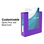 Staples Heavy Duty 1 1/2" 3-Ring View Binder, D-Ring, Purple (ST56308-CC)~#|#~s1215681_sc7