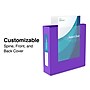 Staples Heavy Duty 1" 3-Ring View Binder, D-Ring, Purple (ST56307-CC)~#|#~s1215700_sc7