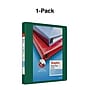 Staples Heavy Duty 1" 3-Ring View Binder, D-Ring, Green (ST56309-CC)~#|#~s1215716_sc7