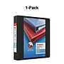 Staples Heavy Duty 1 1/2" 3-Ring View Binder, D-Ring, Black (ST56232-CC)~#|#~s1215719_sc7