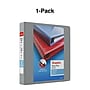 Staples Heavy Duty 1 1/2" 3-Ring View Binder, D-Ring, Gray (ST56329-CC)~#|#~s1215736_sc7