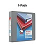 Staples Heavy Duty 2" 3-Ring View Binder, D-Ring, Gray (ST56330-CC)~#|#~s1215737_sc7