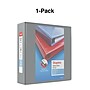 Staples Heavy Duty 3" 3-Ring View Binder, D-Ring, Gray (ST56331-CC)~#|#~s1215741_sc7
