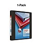 Staples Heavy Duty 1" 3-Ring View Binder, D-Ring, Black (ST56231-CC)~#|#~s1215758_sc7