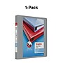 Staples Heavy Duty 1" 3-Ring View Binder, D-Ring, Gray (ST56328-CC)~#|#~s1215765_sc7