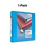 Staples Heavy Duty 1 1/2" 3-Ring View Binder, D-Ring, Light Blue (ST56286-CC)~#|#~s1215790_sc7
