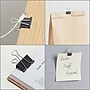 Staples Medium Binder Clips, 0.63" Capacity, Black, 24 Clips/Pack (ST10668/10668)~#|#~s1215871_sc7