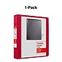 Staples 1 1/2" 3-Ring View Binders, D-Ring, Red (58684)~#|#~s1216179_sc7