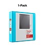 Staples 2" 3-Ring View Binder, D-Ring, Teal (ST55426)~#|#~s1216191_sc7